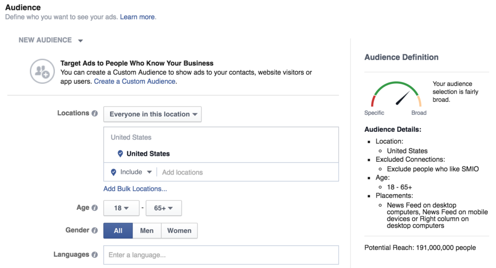 Understanding Facebook ads